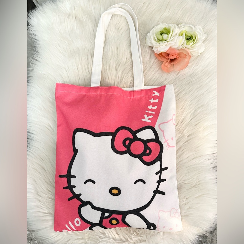 Hello Kitty Pink Tote Bag Sz MED NEW!